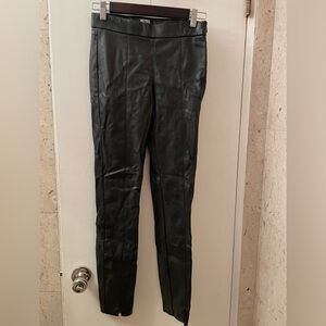 Zara Black Faux Leather Leggings